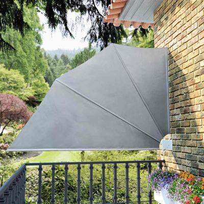 VidaXL Balkonscherm inklapbaar 160x240 cm grijs