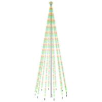 Kerstboom met grondpin 732 LED's meerkleurig 500 cm - thumbnail