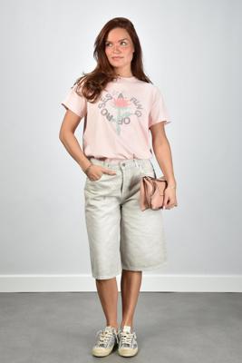 Ganni t-shirt A1050152 peachskin