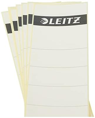 Leitz rugetiketten, zelfklevend, ft 6,1 x 28,5 cm, pak van 10 stuks, wit