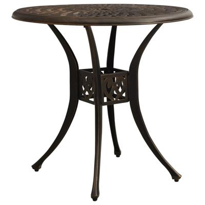 Tuintafel 78x78x72 cm gietaluminium bronskleurig Tuintafel 78x78x72 cm gietaluminium bronskleurig