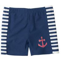 Playshoes zwemshort Anker Marine Wit-110-116 - thumbnail