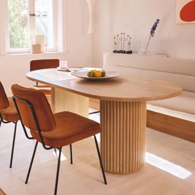 Tom Tailor Ovale Eettafel 'Tessica' Mangohout, 180 x 90cm