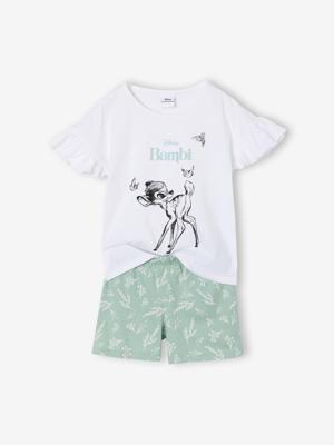 Pyjamashort meisjes DISNEY ANIMALS grijsblauw