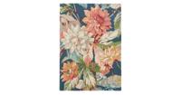 Sanderson - Dahlia & Rosehip Teal 50608 - 140x200 cm Vloerkleed - thumbnail