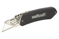 Wolfcraft Aluminium vrijetijdsmes | Intrekbaar mes | 1 stuk - 4124000 - thumbnail