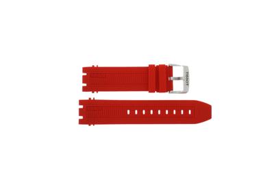 Horlogeband Tissot T1154172705100 / T603042825 Rubber Rood 22mm