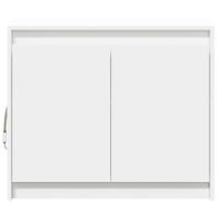 Dressoir met LED 72x34x61 cm bewerkt hout wit - thumbnail