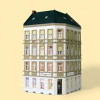 Auhagen 11398 H0 Hoekhuis Schmidtstraße 25 - thumbnail