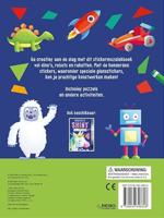 Rebo Publishers Coole shiny stickers dino&apos;s robots en raketten stickermozaïekboek - thumbnail