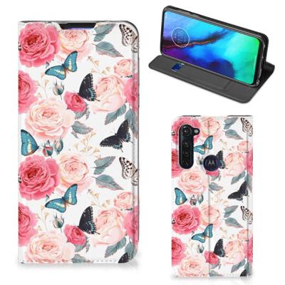 Motorola Moto G Pro Smart Cover Butterfly Roses Motorola Moto G Pro Smart Cover Butterfly Roses