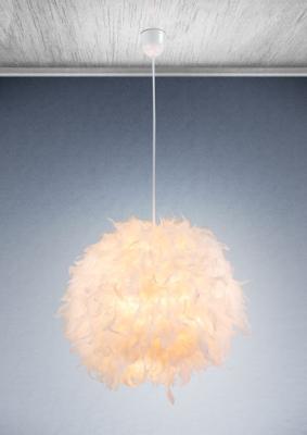 Globo Witte hanglampKatunga Ø 45cm - 15057