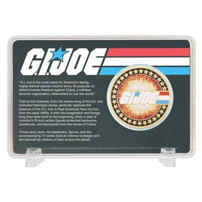 G.I. Joe Collectable Coin A Real American Hero 60th Anniversary 24k Gold Plated Limited Edition