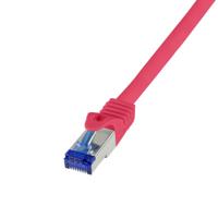 LogiLink C6A104S RJ45 CAT 6A S/FTP 15.00 m Rood 1 stuk(s) - thumbnail