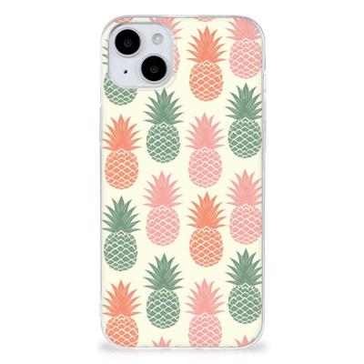 iPhone 15 | Siliconen Case | Ananas