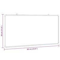 Whiteboard magnetisch 60x30x1,7 cm aluminium - thumbnail