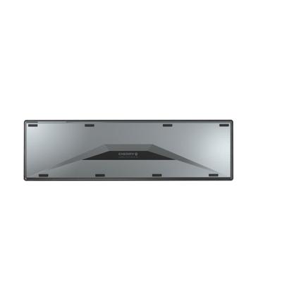 CHERRY DW 9500 SLIM toetsenbord Inclusief muis Universeel RF-draadloos + Bluetooth AZERTY Belgisch Zwart, Grijs