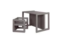 roba Kindertafel met stoel Montessori 3-in-1 (Antraciet) - thumbnail