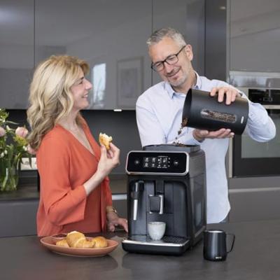 Xavax koffieblik voor 1,3 kg bonen of 1,5 kg poeder luchtdicht aromadicht zw - thumbnail