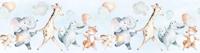 Noordwand Kids Walls Behangrand met dieren en ballonnen - 45864 - thumbnail