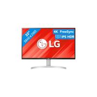 LG Display 31,5 inch wit IPS 16:9 UHD 4K 3840x2160 350cd/m² 5ms 2xHDMI Displayport HP2x5W AMD FreeSync™ Mode DAS Black Stabilizer verstelbare standaard hoog - thumbnail