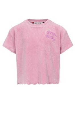 LOOXS Little Zomer top meisjes terry - roze