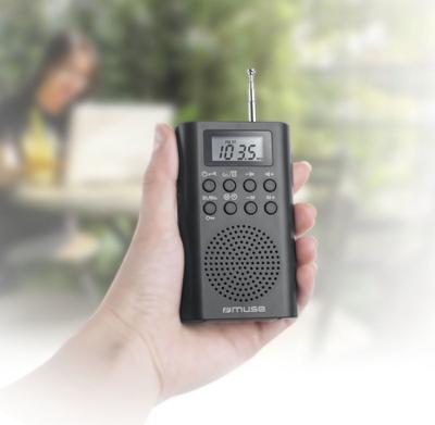 Radio Muse M-03 R Zwart (Zwart)