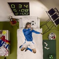 Snurk Soccer Champ Blue dekbedovertrek - thumbnail