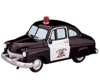 Lemax police squad car kerstdorp accessoire 2008 - thumbnail