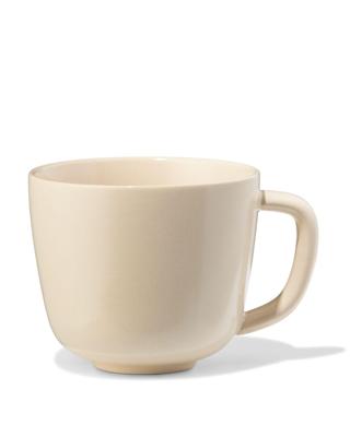 HEMA Cappuccinomok 325ml PUUR reactief glazuur gebroken wit (gebroken wit)