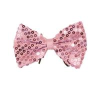 Strik pailletten baby roze - thumbnail