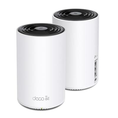 TP-Link Deco XE75 Mesh Wifi 6E (2-pack) Mesh router Wit - thumbnail