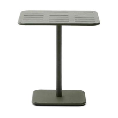 Kave Home Brai tuintafel 70x70 cm gegalvaniseerd Groen Kave Home Brai tuintafel 70x70 cm gegalvaniseerd Groen