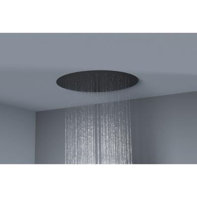 Hoofddouche Belleza Bagno ClipOn Inbouw Regendouche Rond 44 cm Mat Zwart Bellezza Bagno