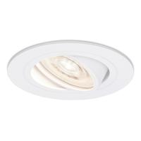 Pittsburg LED inbouwspot - 6W 570lm - GU10 LED Module - Extra plat - 4000K neutraal wit - Dimbaar - Rond - Kantelbaar - Voor binnen - Wit - thumbnail