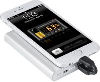 Renkforce RF-3346622 USB-kabel USB 2.0 USB-A stekker, Apple Lightning stekker 0.30 m Zwart Incl. aan/uitschakelaar, Vergulde steekcontacten - thumbnail