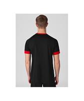 JAKO 4214 Shirt Celtic Melange Km - Zwart/Sportrood - XXL - thumbnail