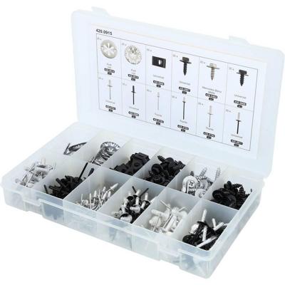 KS Tools 420.0915 Bevestigingsset clip - snelsluiting, 400-delig