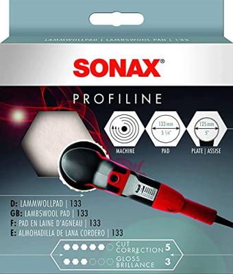 SONAX polijst-kap "lammwollpad" lambskins pads 130 mm