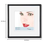 walther+ design KB220H Wissellijst Papierformaat: 20 x 20 cm Zwart - thumbnail