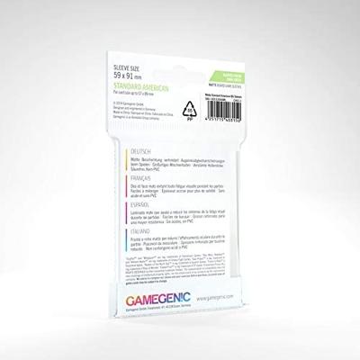 Gamegenic: Matte Board Game Sleeves - Green