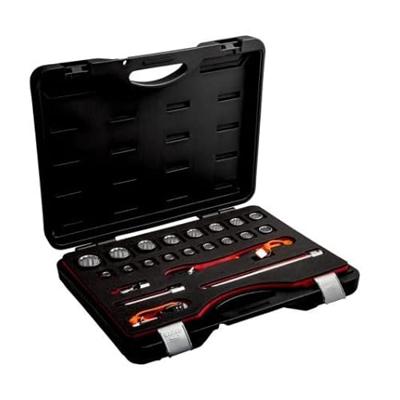 Bahco Doppenset 1/2" | met 4-punts veiligheidsoplossing | metrisch | 22-delig - TAH16BM/22 Bahco Doppenset 1/2" | met 4-punts veiligheidsoplossing | metrisch | 22-delig - TAH16BM/22