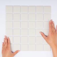 Mozaiek London Vierkant Wit 4,8x4,8 - thumbnail