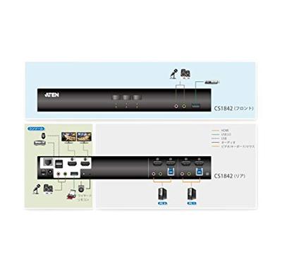 ATEN CS1842 KVM-switch HDMI 4096 x 2160 Pixel