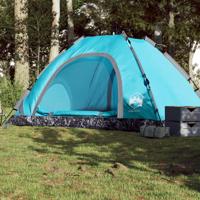 Tent 5-persoons snelontgrendeling blauw - thumbnail