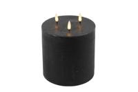 Ledkaars Lyon ro 15x15x17 cm zwart Countryfield - Countryfield - thumbnail