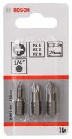 Bosch Accessories 2607001753 Kruis-bit PZ 1, PZ 2, PZ 3 Extra hard D 6.3 3 stuk(s) - thumbnail