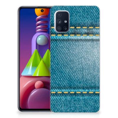 Samsung Galaxy M51 | Sillicone Back Cover | Jeans