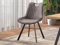 Stoel PAOLA donkergrijs - thumbnail