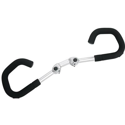 Ergotec vlinderstuur ahs premium 25.4 verstelb. zilver
